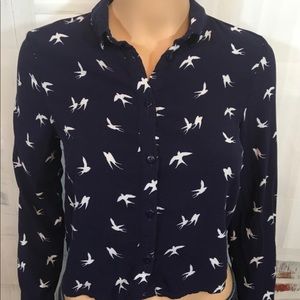 H&M Navy Blue Top
